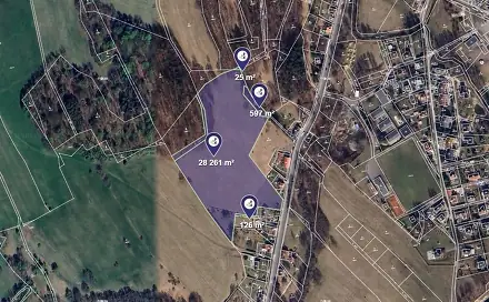 Prodej louky 7 252 m², Mníšek, okres Liberec