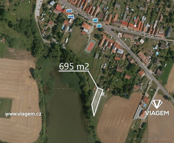 Prodej zahrady 695 m² – fotografie 3