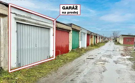 Garáž 18 m2 v Mělníku, garážová kolonii u ulice Mladoboleslavská, Mělník
