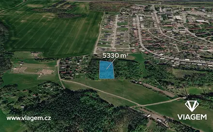Prodej zahrady 666 m², Chvaletice, okres Pardubice