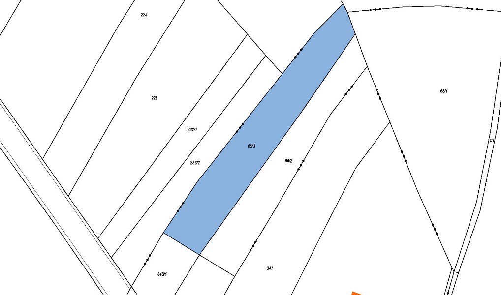 Prodej pole 1 001 m², Odolena Voda – náhled fotky 2