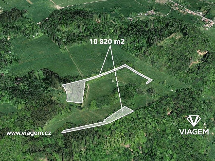 Prodej lesa 5 410 m²
