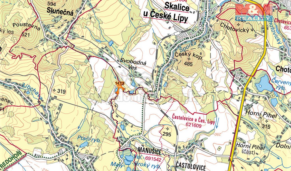 Prodej lesa 8 570 m², Česká Lípa – náhled fotky 2