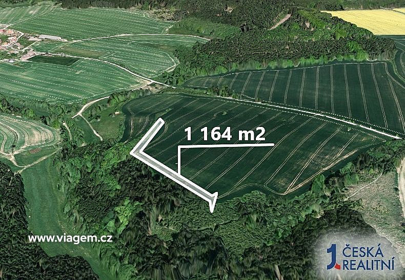 Prodej pole 1 164 m² – fotografie 2