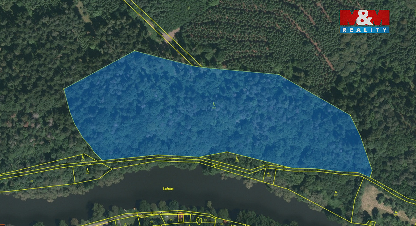 Prodej lesa 39 640 m² – pohled 5