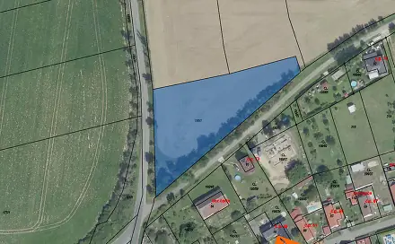 Prodej pole 227 m², Černíky, okres Kolín