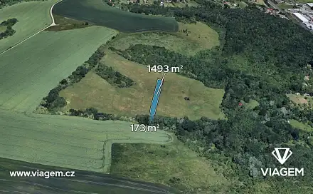 Prodej pole 1 666 m², Napajedla, okres Zlín