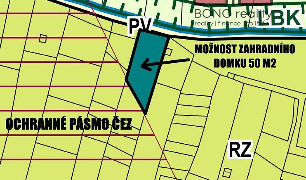 Prodej zahrady 1 950 m², Hoštka – náhled fotky 4