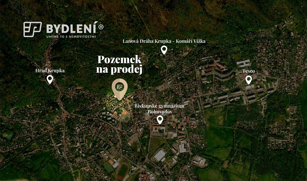 Prodej stavebního pozemku 1 117 m², Krupka – náhled fotky 4