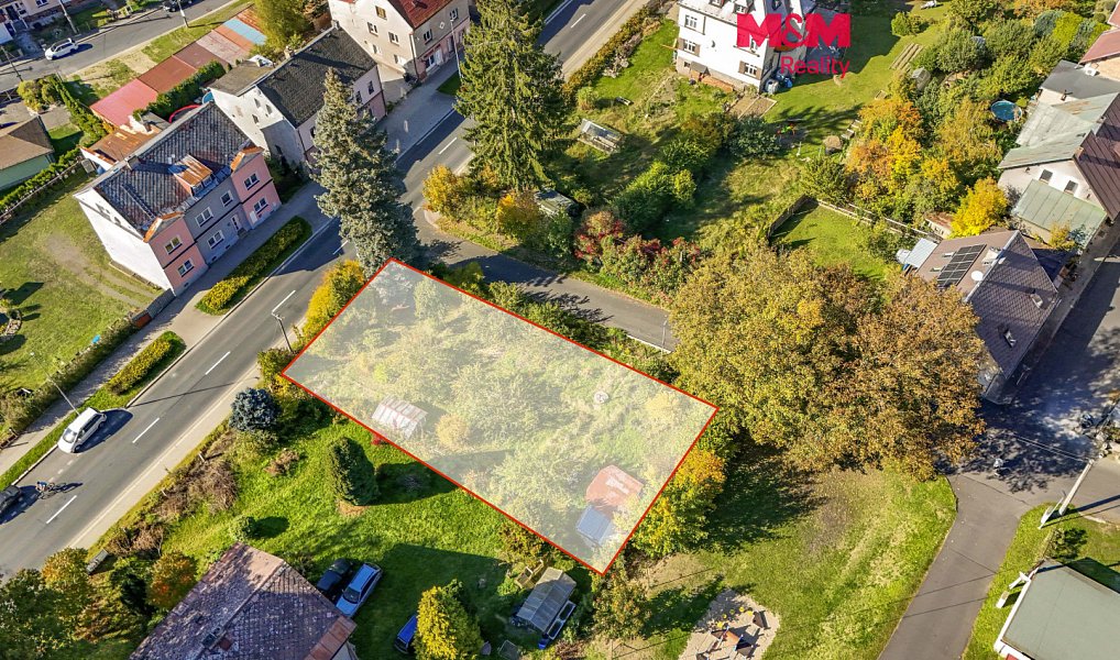 Prodej pozemku, 662 m², Sokolov, Kraslice