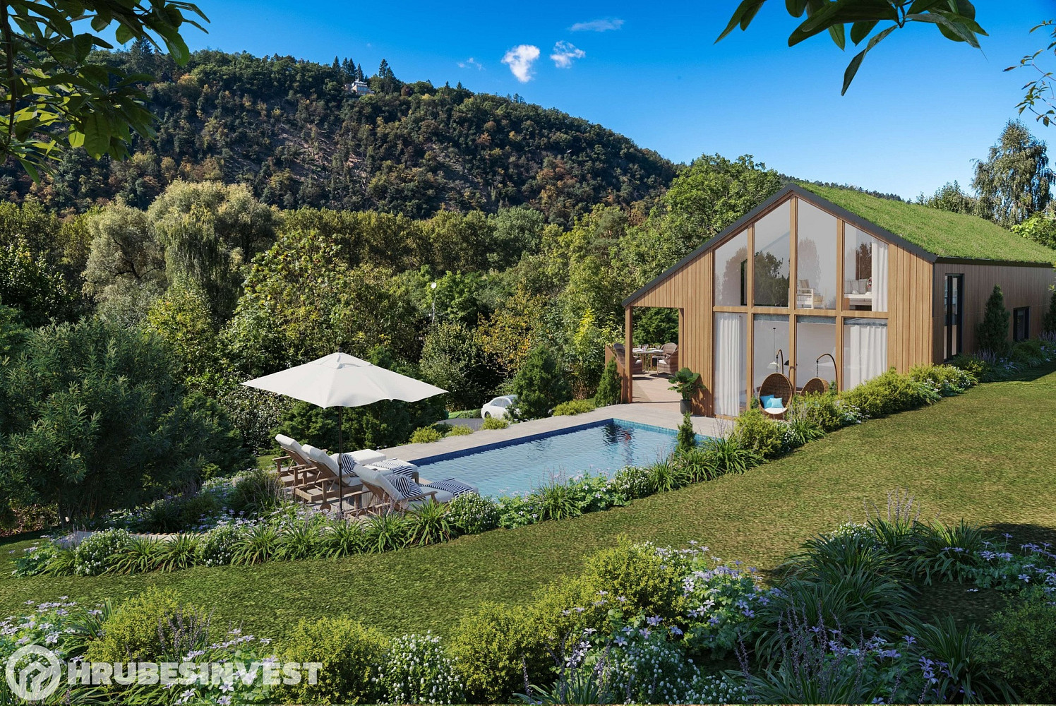 Prodej stavebního pozemku 2 672 m² – fotografie 2