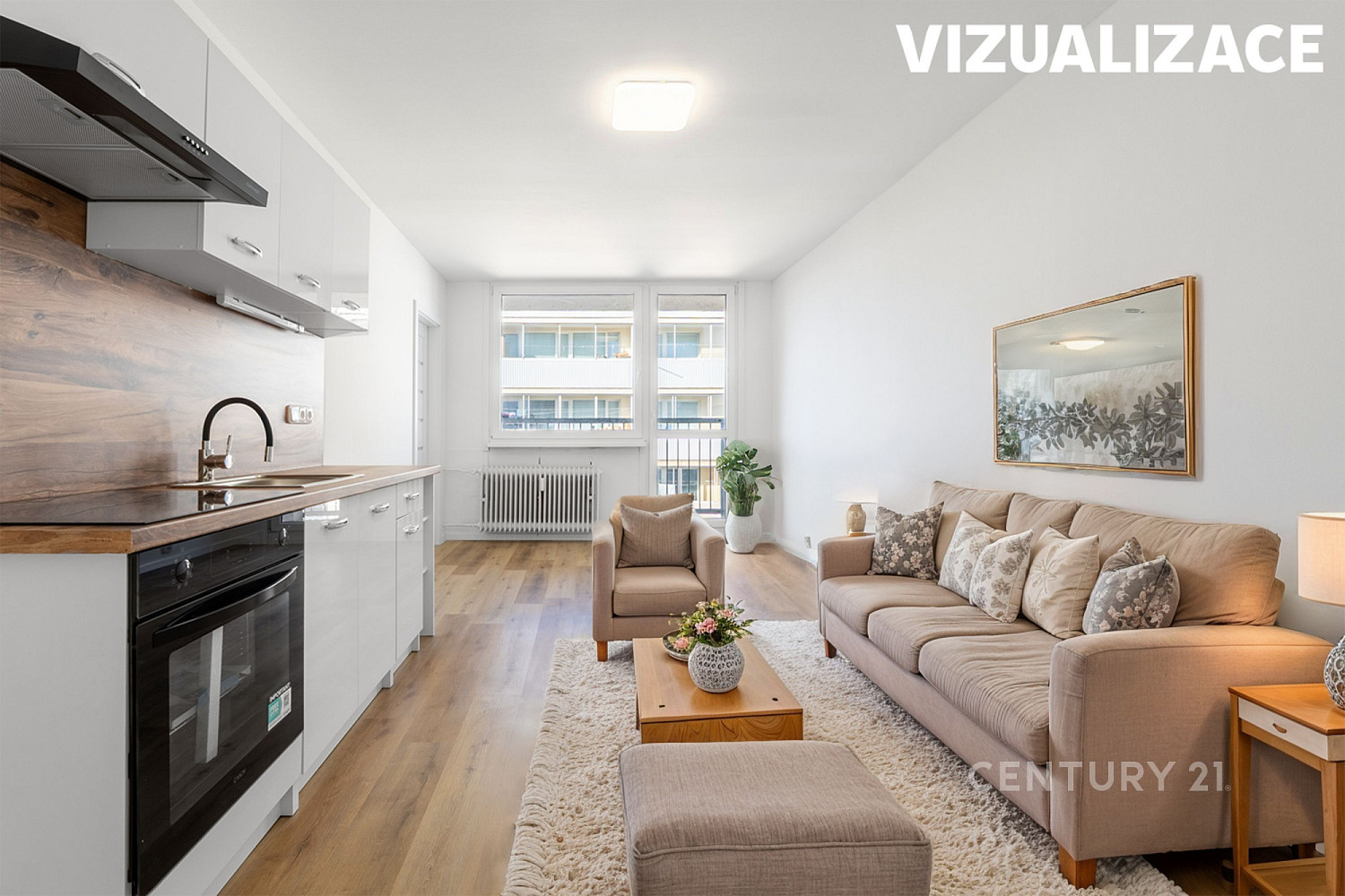 Pronájem bytu 2+kk 35 m² – fotografie 2
