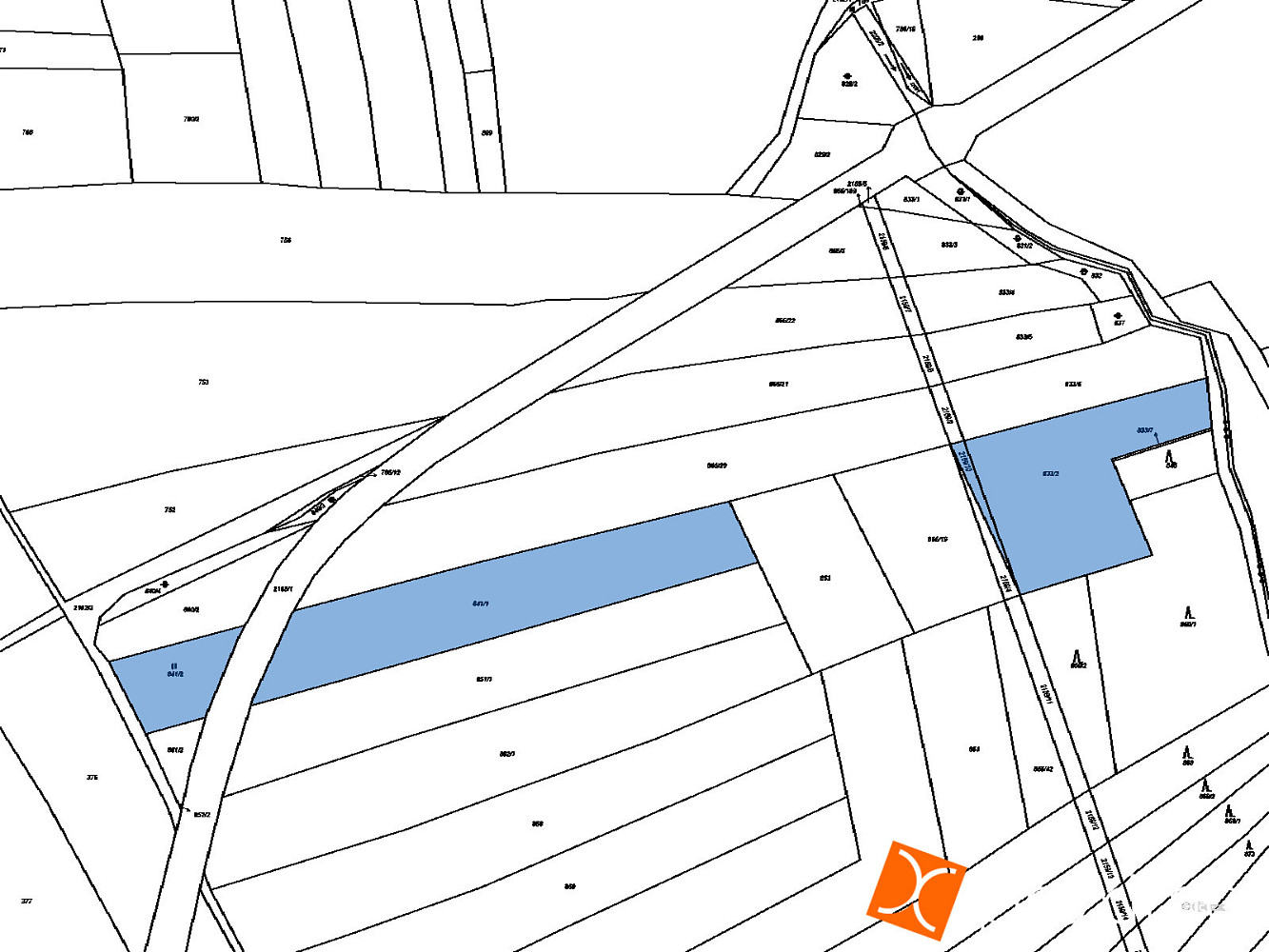 Prodej pole 7 549 m² – fotografie 2