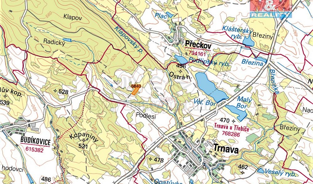 Prodej lesa 3 304 m², Trnava – náhled fotky 2