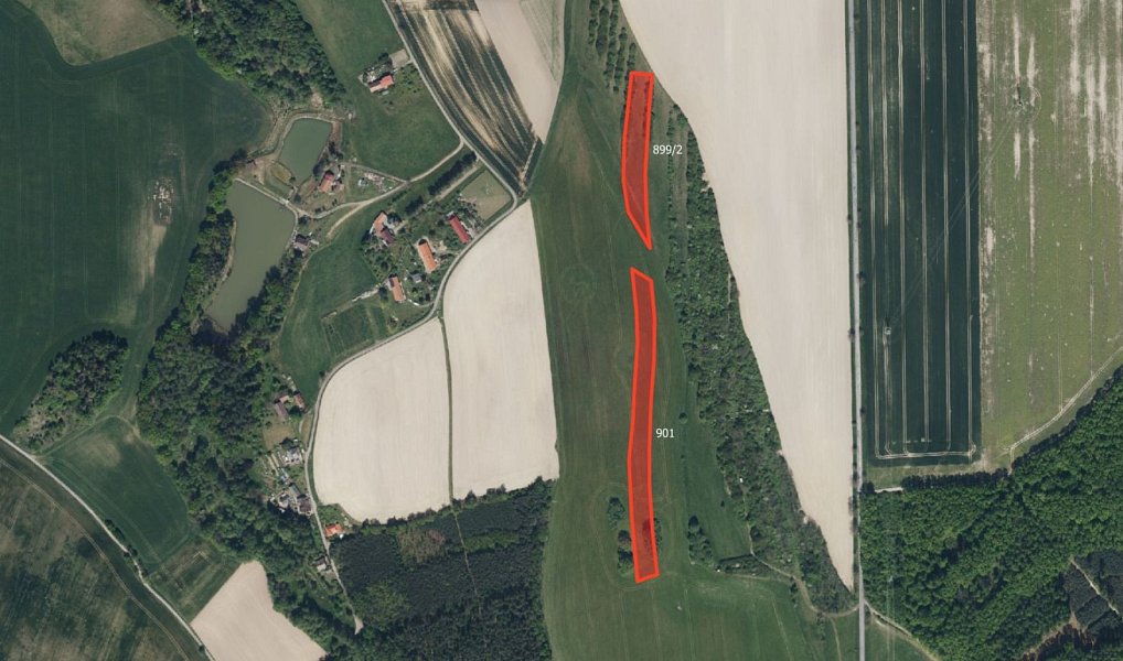 Prodej pozemku, 10778 m², Chrudim, Zaječice