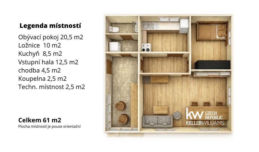 Prodej chaty/chalupy 61 m² s pozemkem 347 m², Mikulov – náhled fotky 3