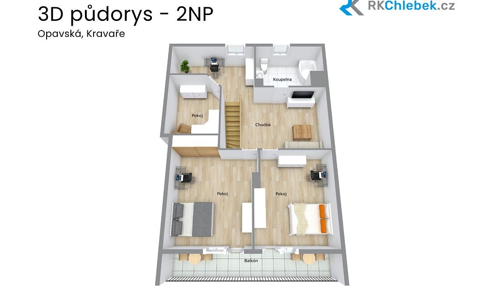 Prodej domu 268 m² s pozemkem 1 080 m², Kravaře – náhled fotky 38