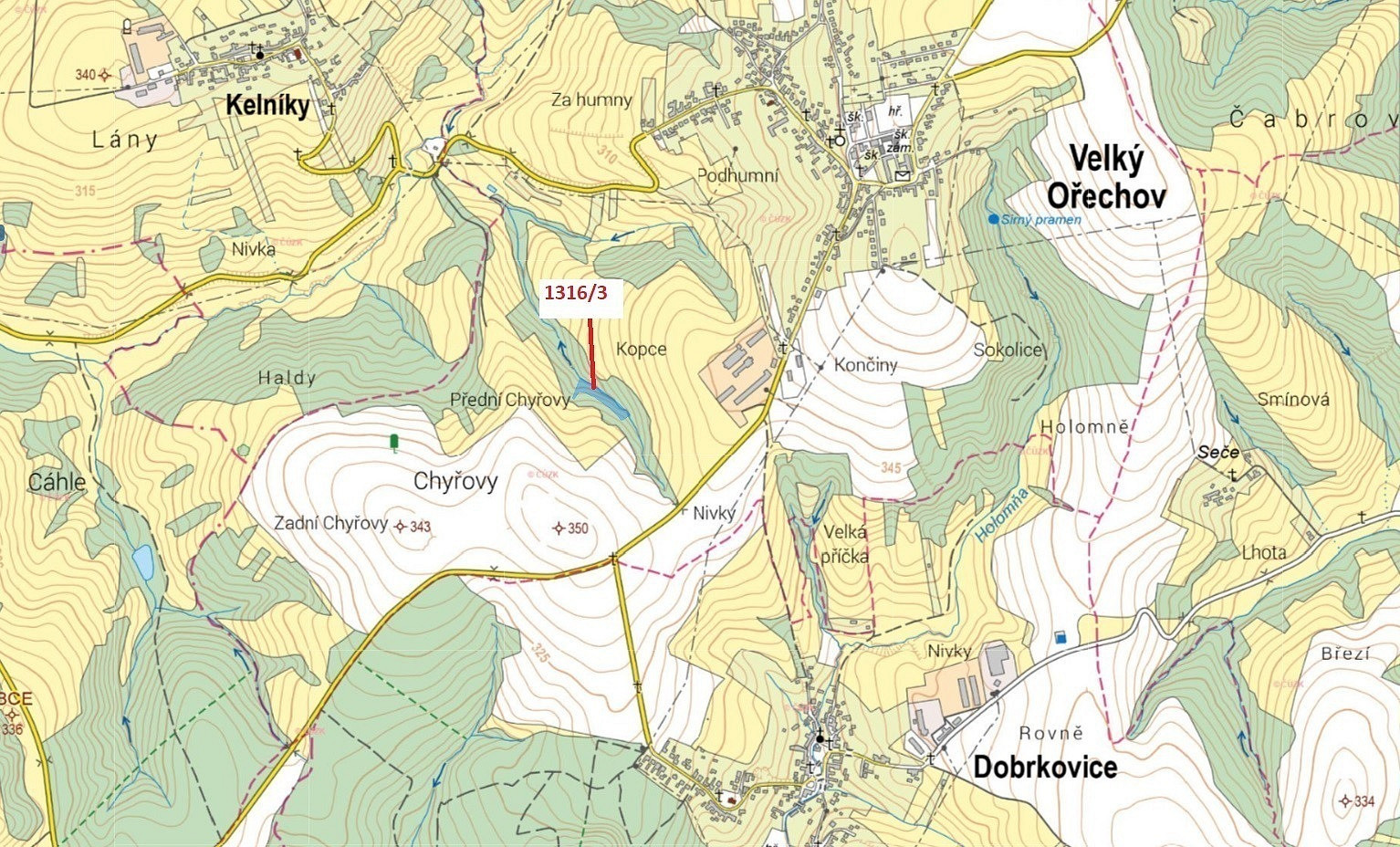 Dražba lesa 5 461 m²