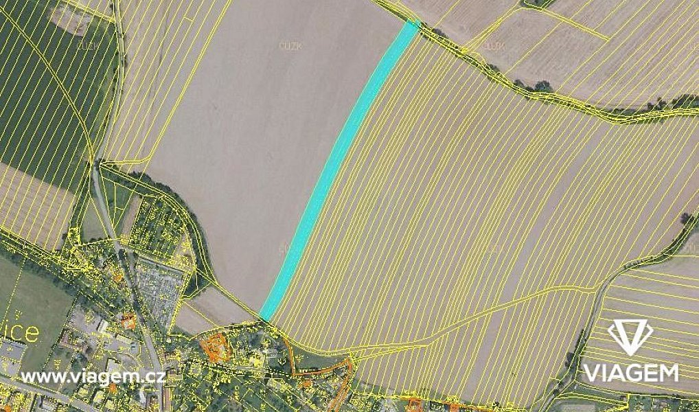 Prodej pole 363 m², Jaroměřice – náhled fotky 3