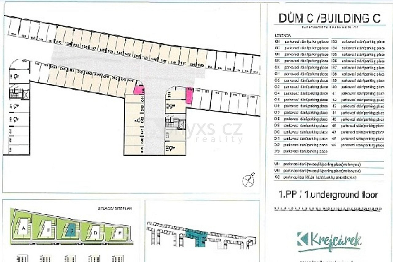 Prodej garážového stání 11 m2, ulice Novovysočanská (Krejcárek) Praha 9, Libeň – fotografie 3