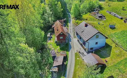 Prodej domu 94 m² s pozemkem 3 851 m², Huslenky, okres Vsetín