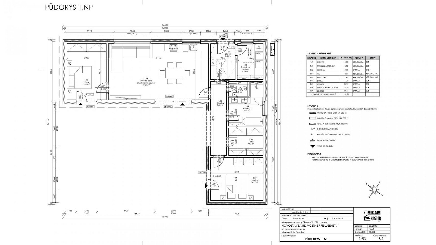Prodej domu 102 m² s pozemkem 1 309 m² – fotografie 3