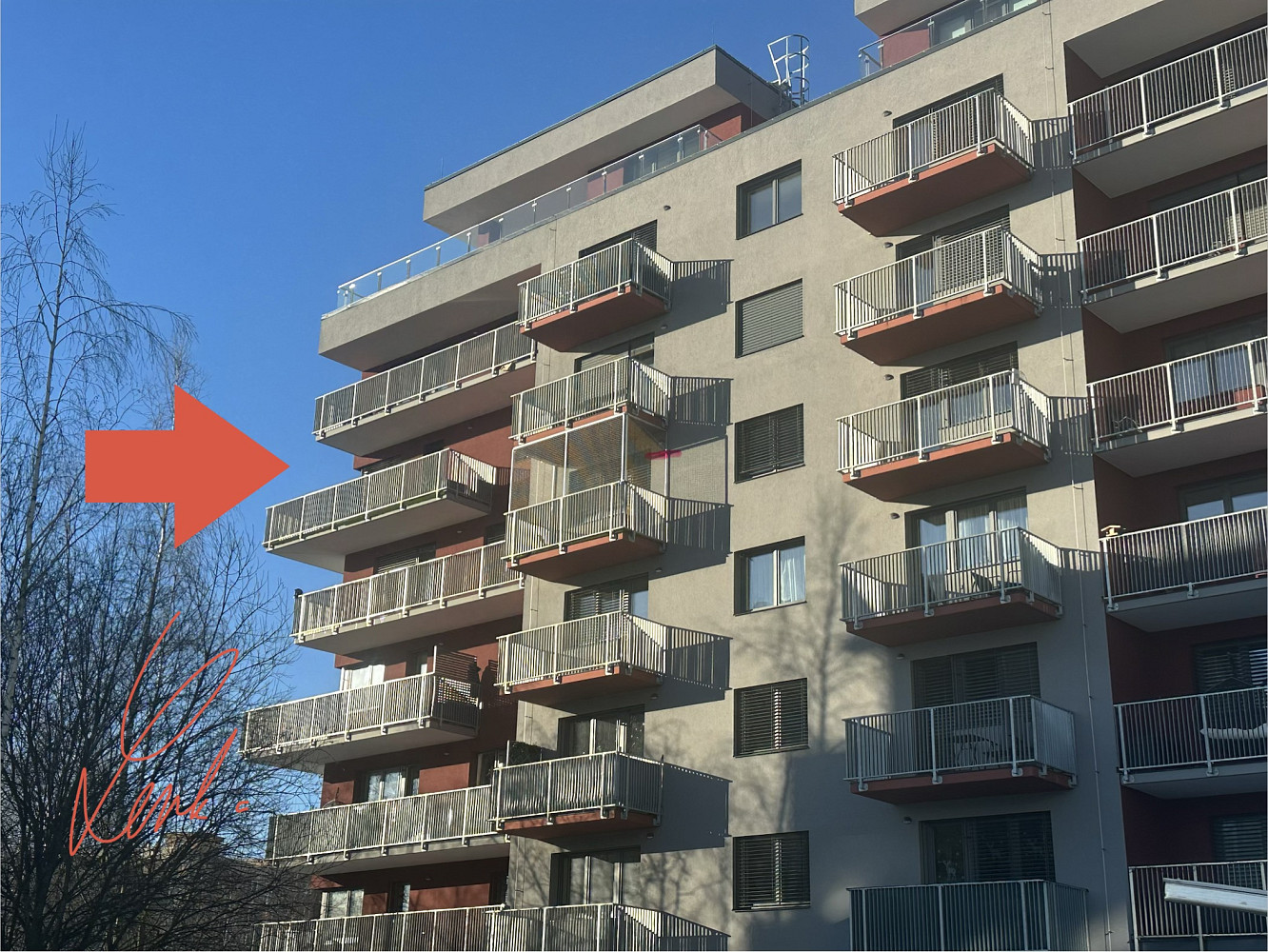 Pronájem bytu 2+kk 73 m²