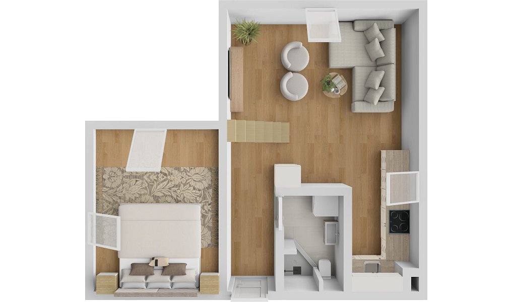 Prodej bytu 2+kk 42 m², Uherské Hradiště – náhled fotky 7