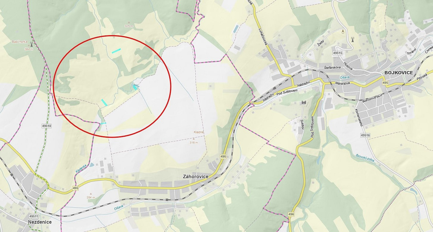 Prodej pole 6 329 m²