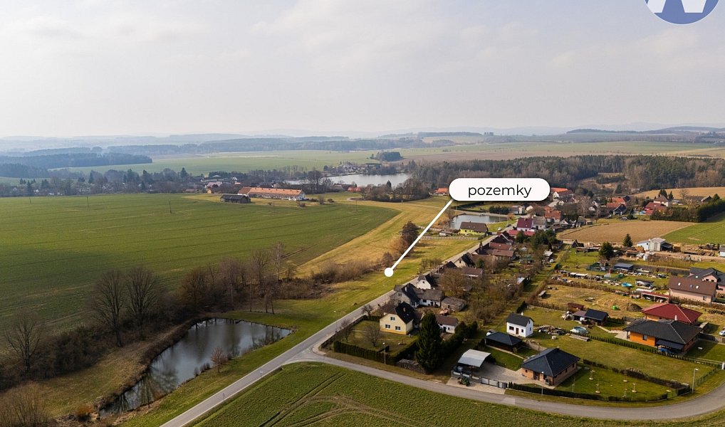 Prodej stavebního pozemku 1 282 m², Borovany – náhled fotky 3