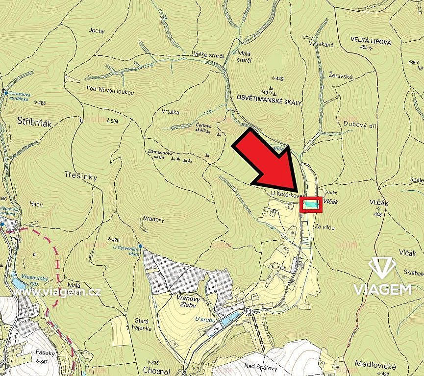 Zahrada 4 259 m², Podíl 22 % o výměře 946 m² – pohled 3