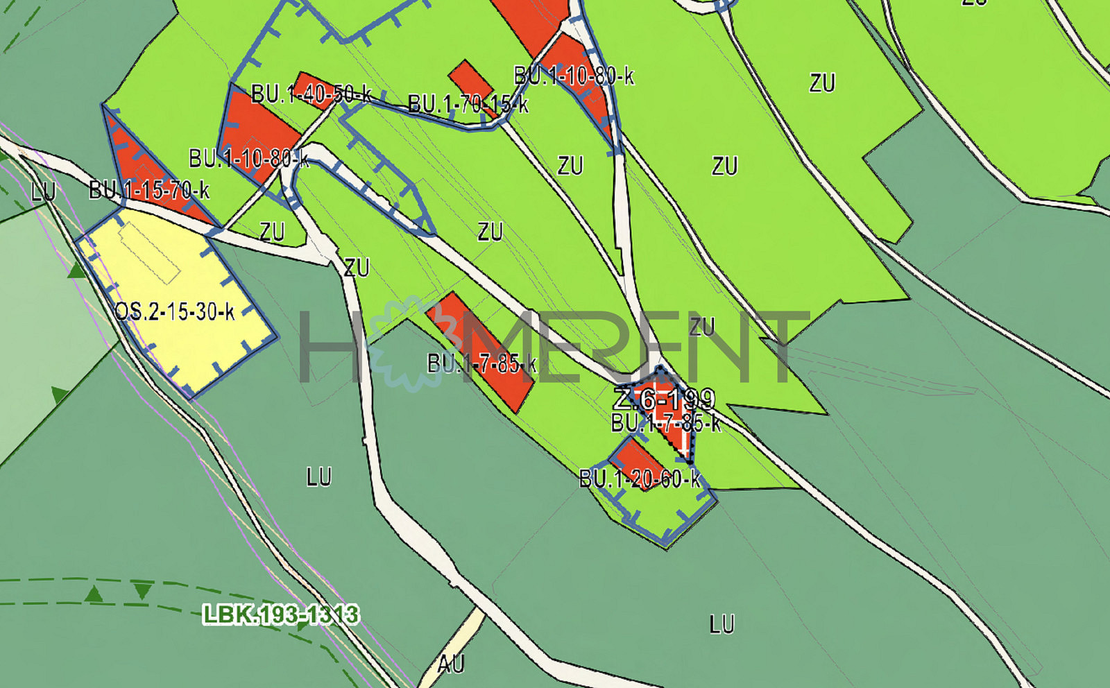 Prodej stavebního pozemku 1 147 m² - Widok 6