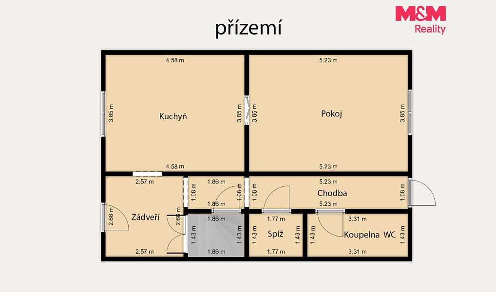 Prodej domu 92 m² s pozemkem 178 m², Aš – náhled fotky 19