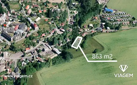 Prodej zahrady 863 m², Český Dub, okres Liberec