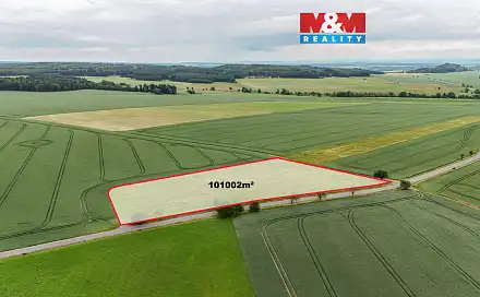 Prodej pole 101 002 m², Ostrov u Bezdružic - Krsov, okres Plzeň-sever