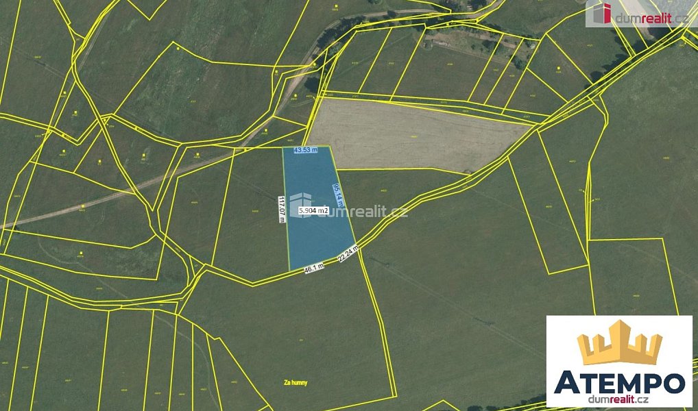 Prodej pole 5 904 m², Zdíkov – náhled fotky 2