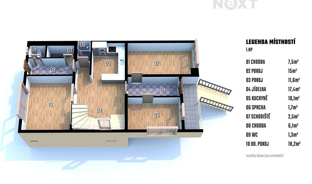Prodej domu 255 m² s pozemkem 541 m², Velatice – náhled fotky 23