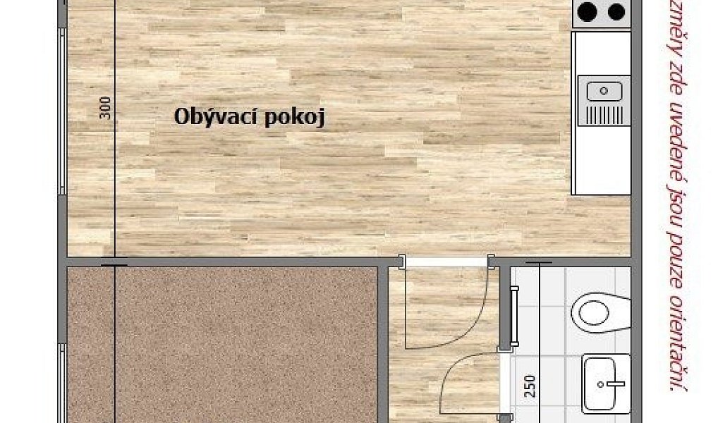 Pronájem bytu 2+kk 36 m², Kutná Hora – náhled fotky 15