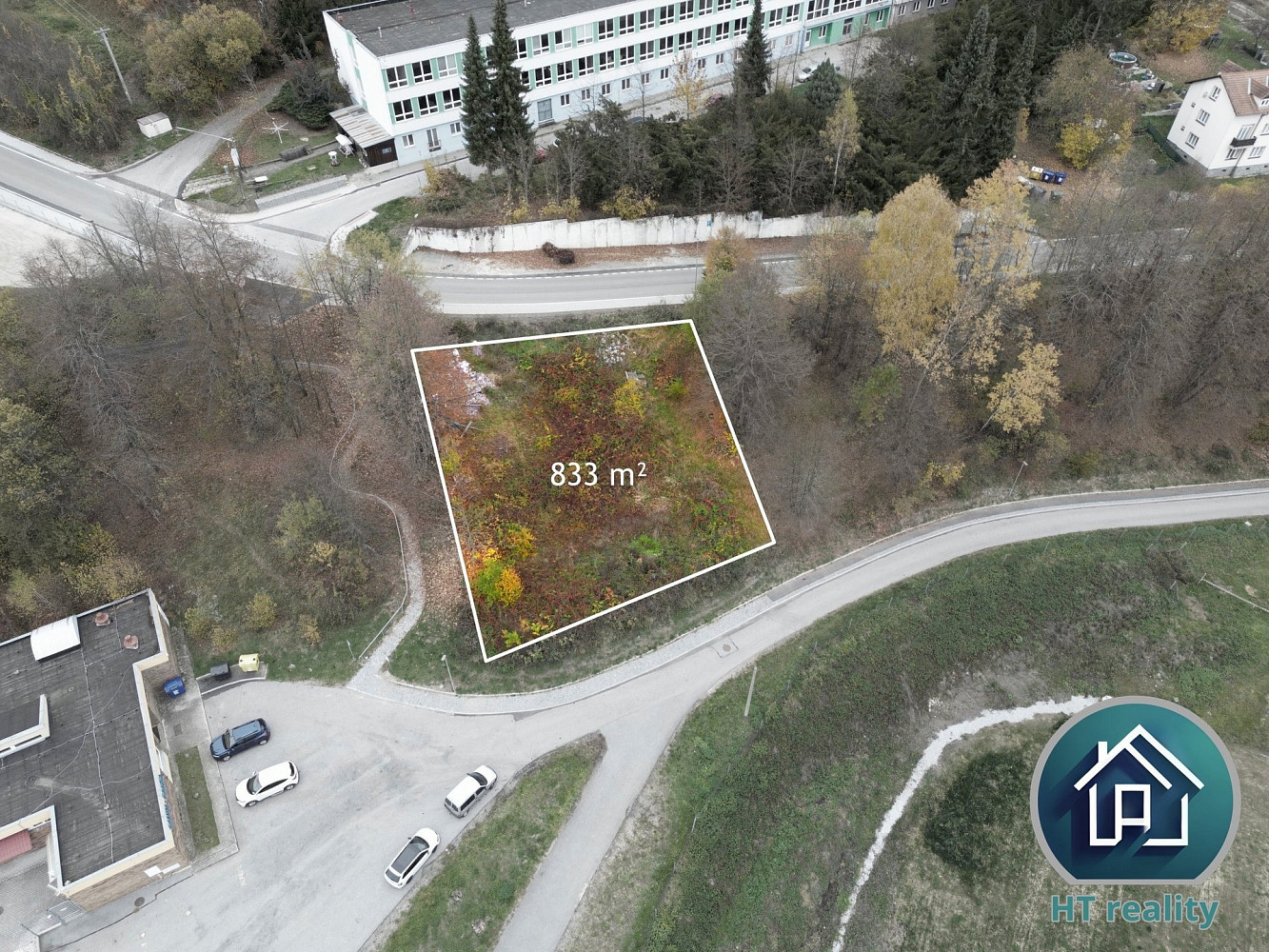 Prodej stavebního pozemku 833 m² – fotografie 3