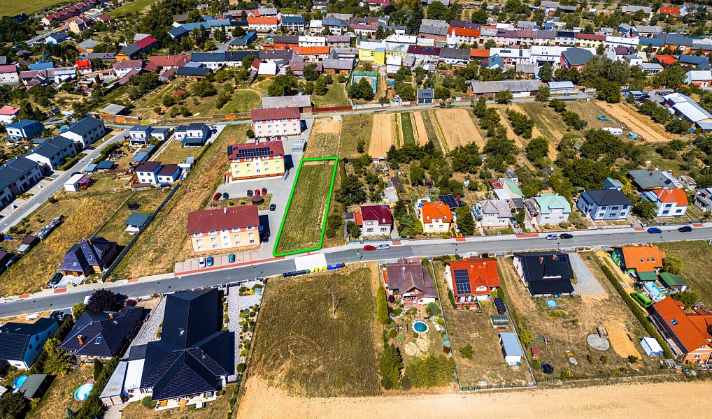 Prodej stavebního pozemku 1 235 m², Přáslavice – náhled fotky 6