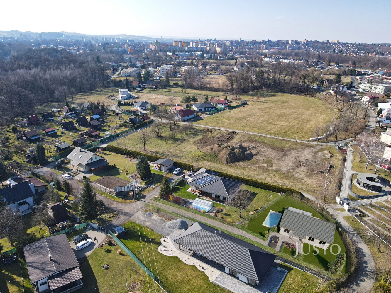 Prodej stavebního pozemku 1 088 m² – pohled 5