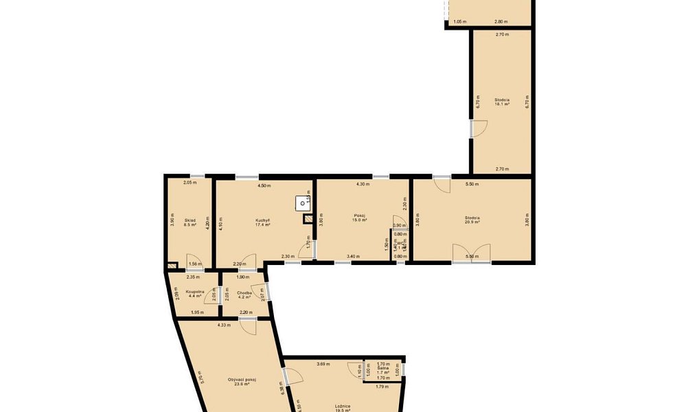 Prodej domu 95 m² s pozemkem 550 m², Vodňany – náhled fotky 24