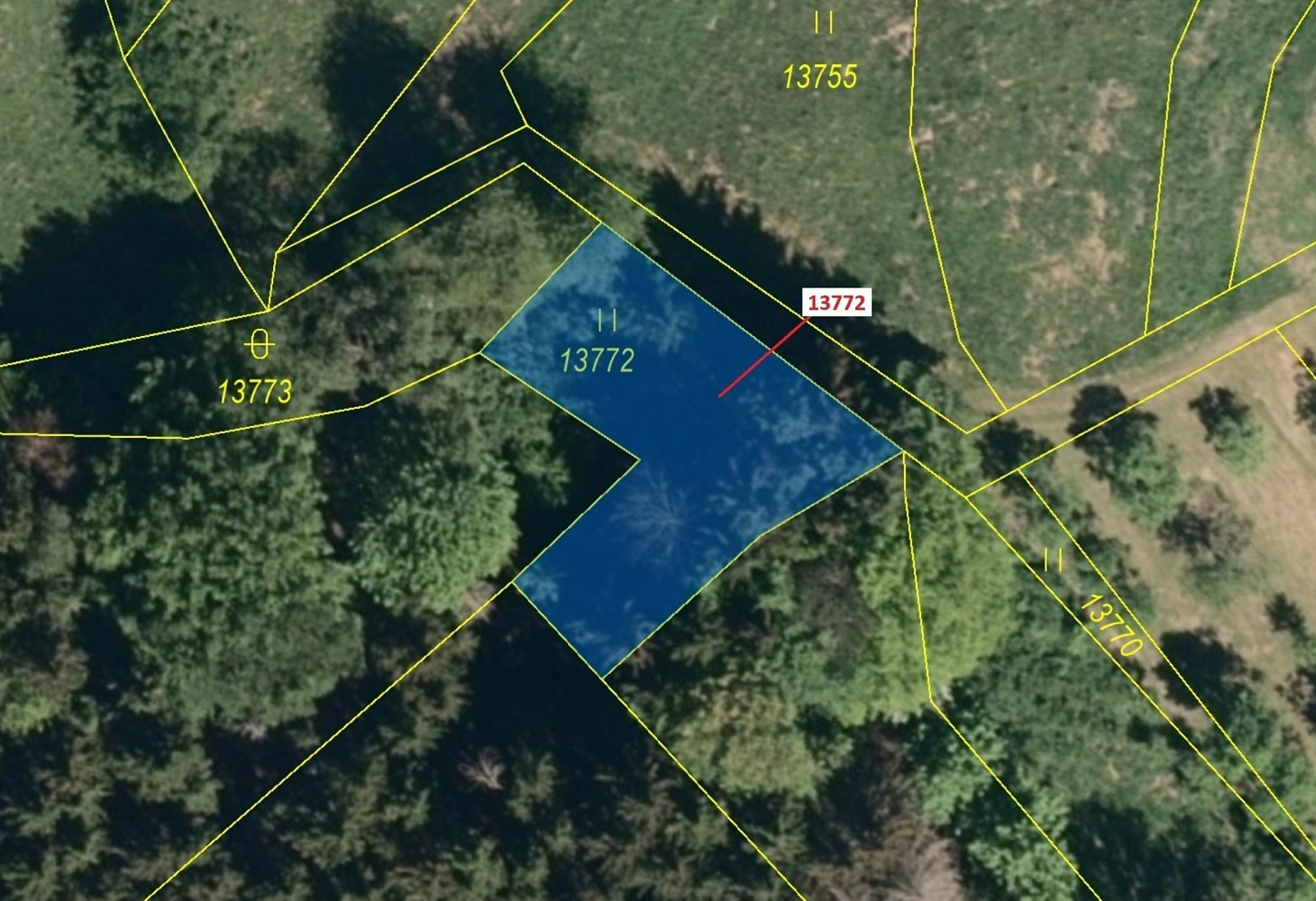 Dražba louky 404 m² — photo 2