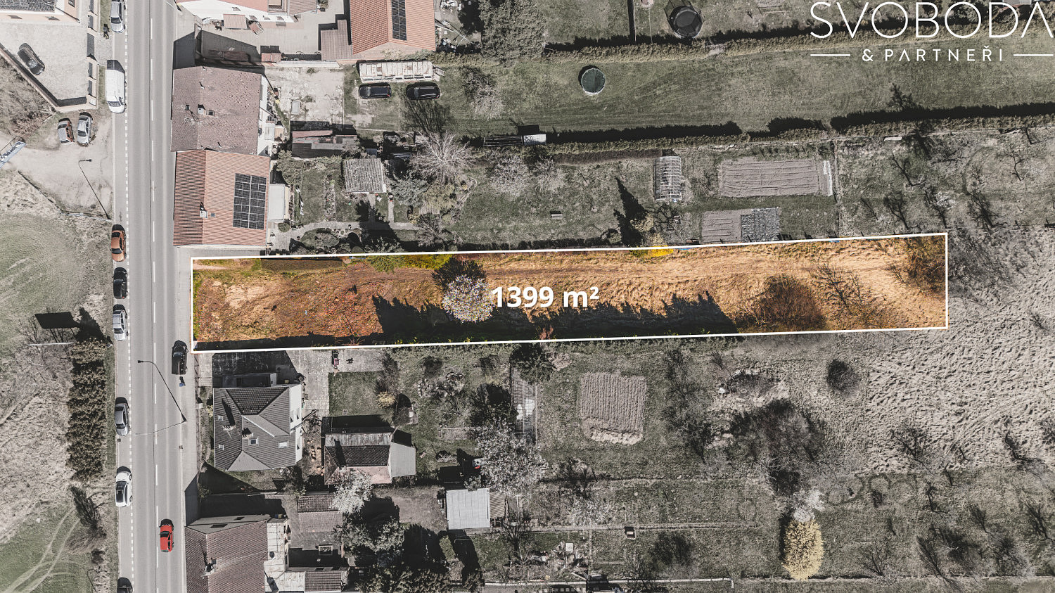 Prodej stavebního pozemku 1 399 m²