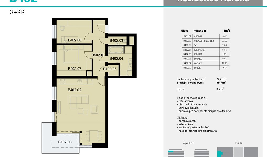 Prodej bytu 3+kk 86 m², Nové Město nad Metují – náhled fotky 2