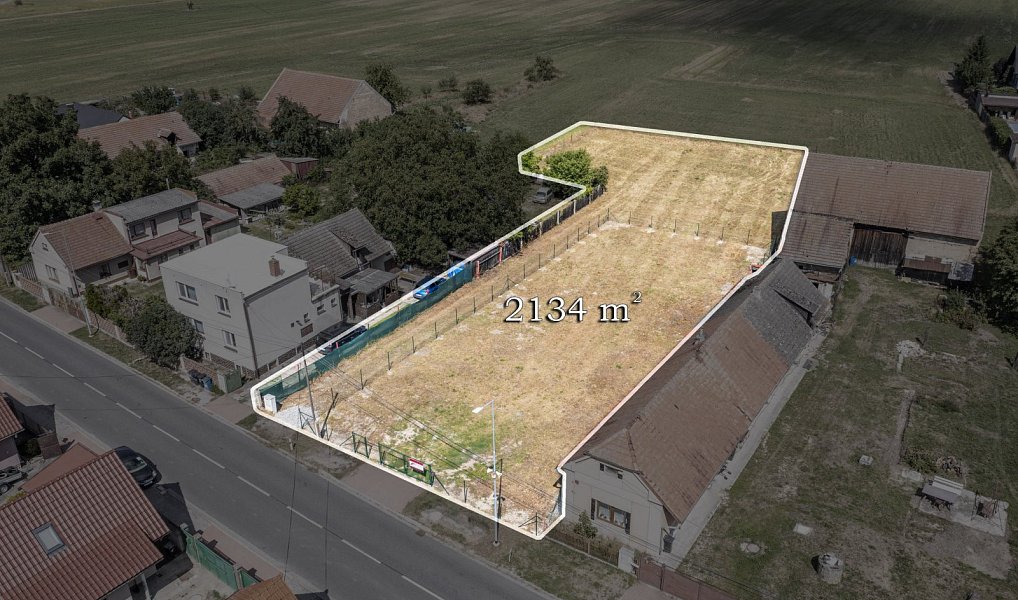 Prodej stavebního pozemku 2 134 m², Dvory – náhled fotky 2