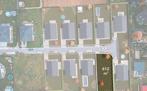 Prodej stavebního pozemku 612 m², Labské Chrčice, okres Pardubice