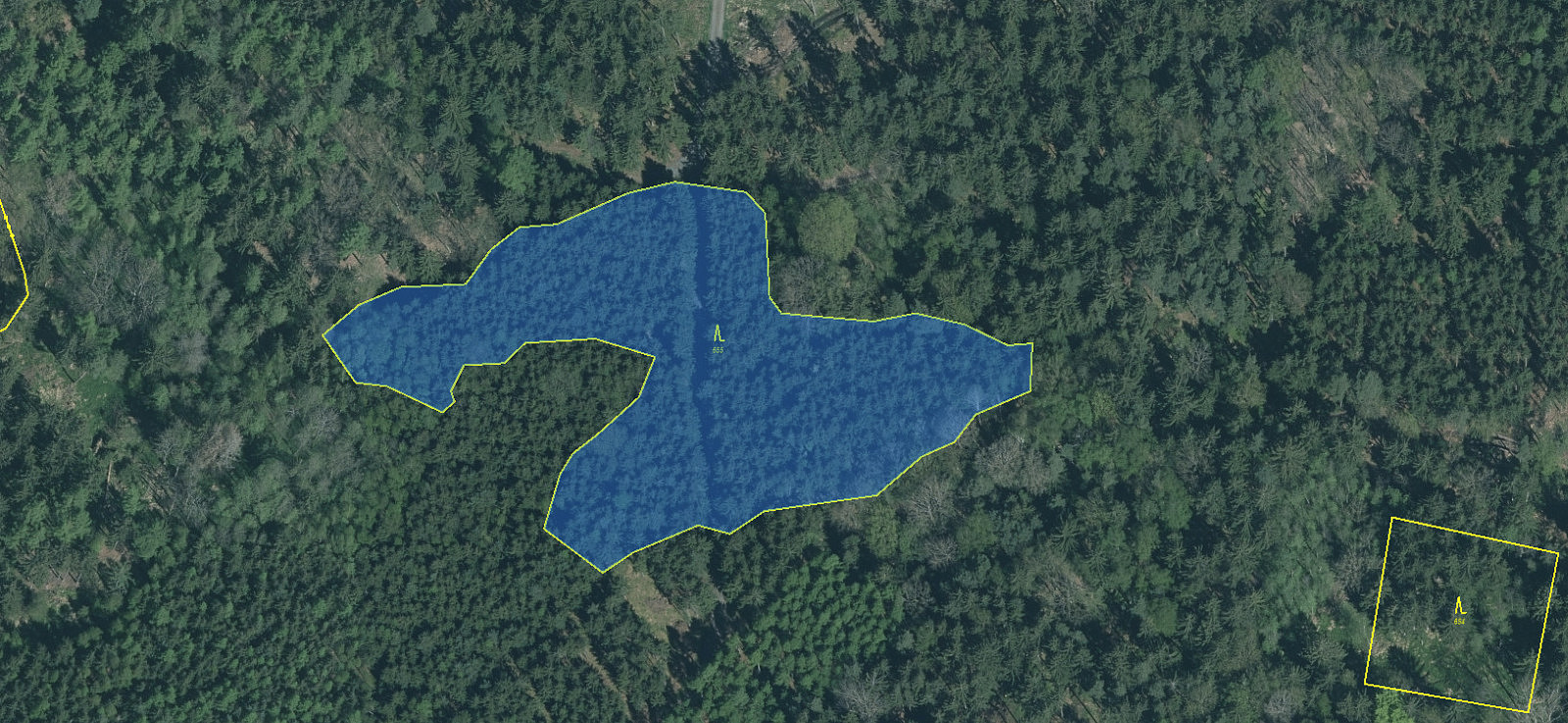 Prodej lesa 1 057 m²