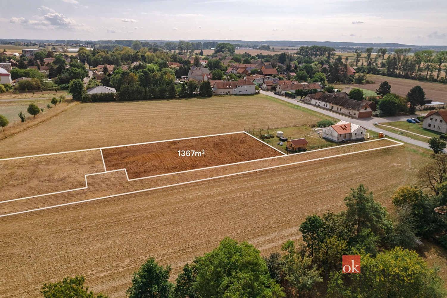 Prodej stavebního pozemku 1 367 m²
