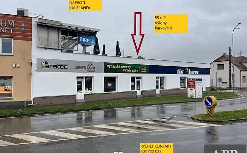 Pronájem obchodních prostor 75 m², Vlčnovská, Uherský Brod, okres Uherské Hradiště
